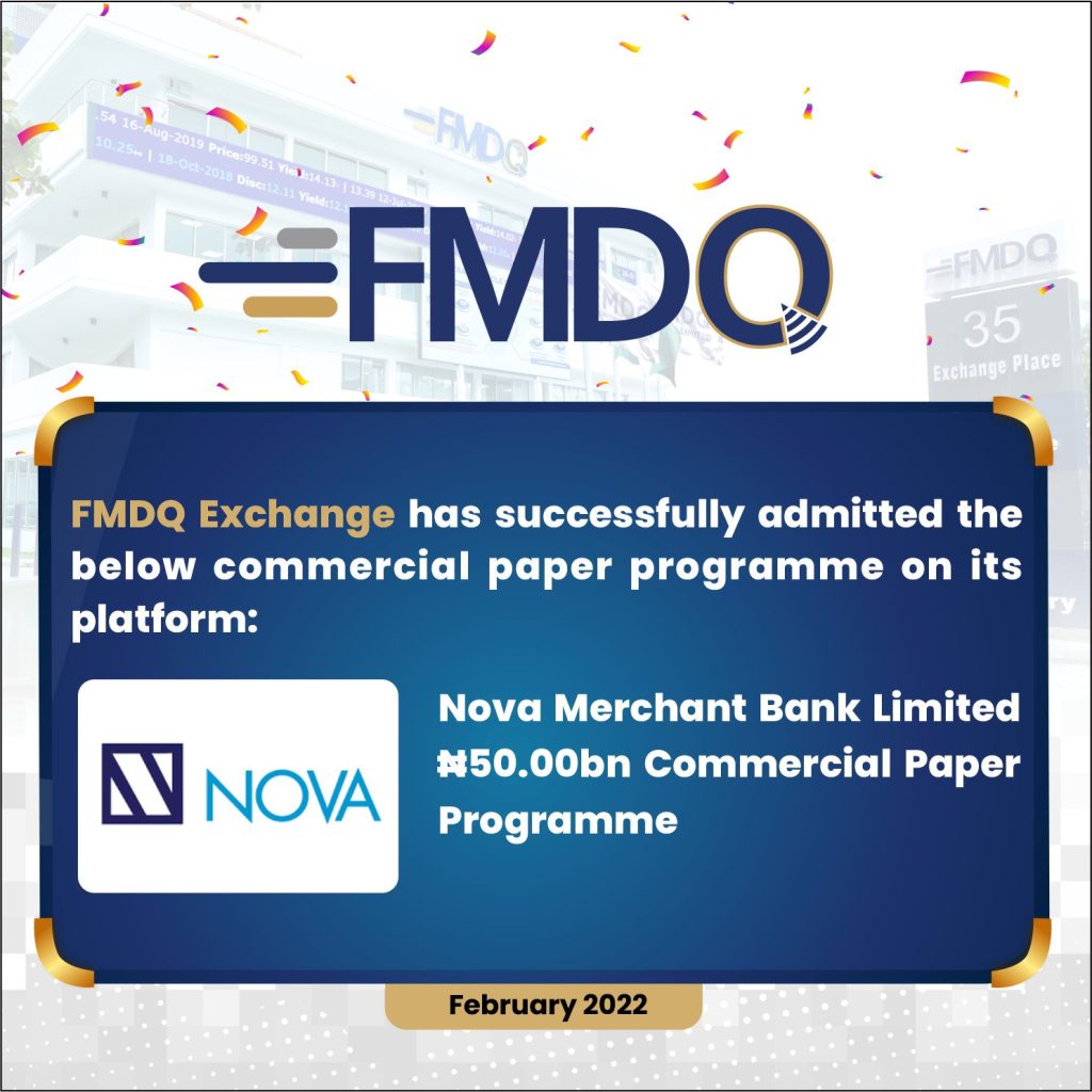 NOVA Merchant Bank CP Programme