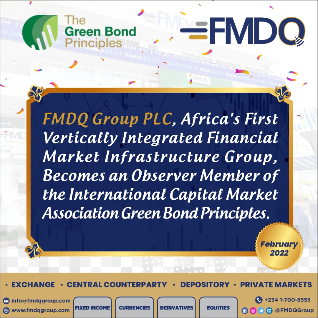 FMDQ Group an Observer Member of ICMA Green Bond Principles