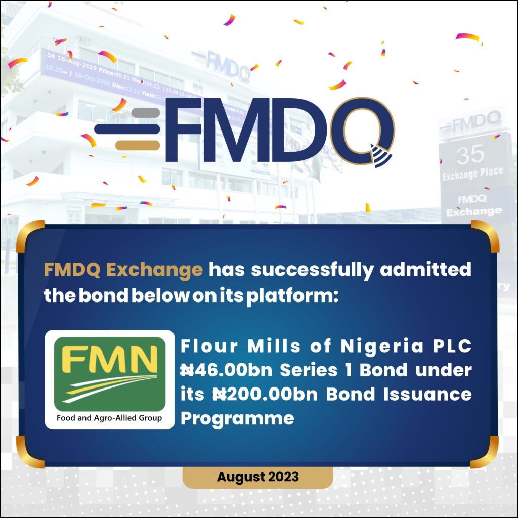 Flour Mills of Nigeria PLC Lists ₦46.00 Billion Bond on FMDQ Exchange
